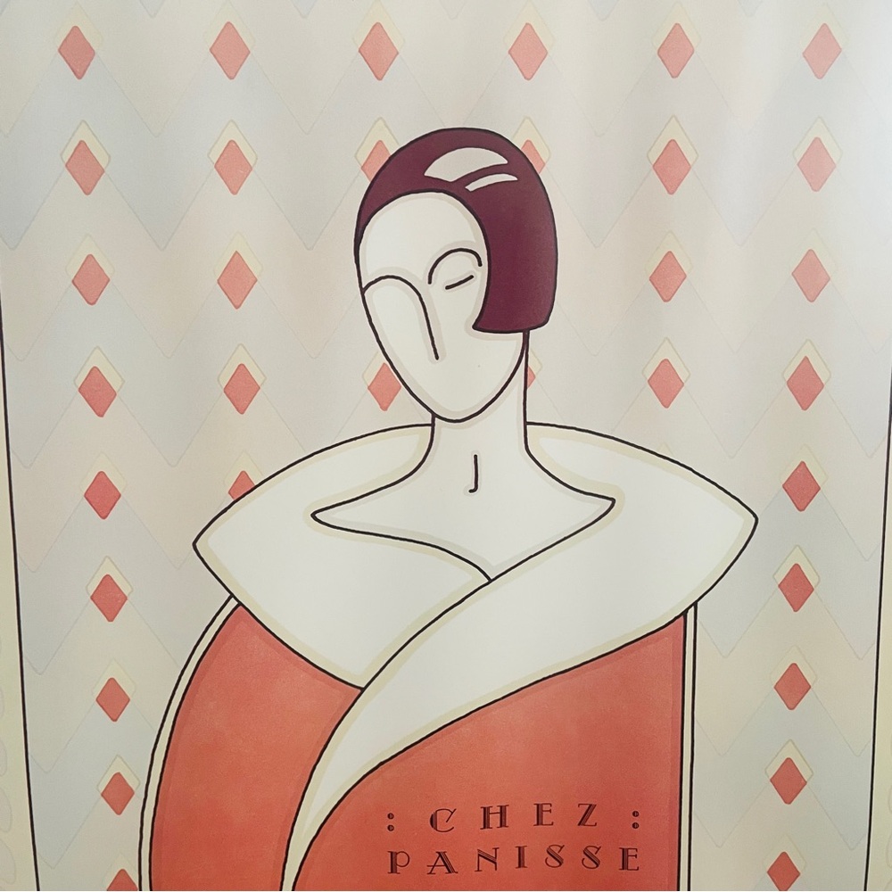 Vintage David Lance Goines Art Deco Lithograph ~Chez Panisse
